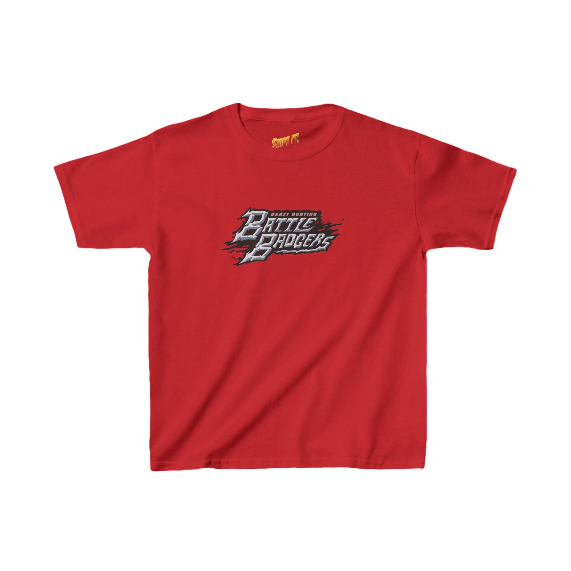 Beast Hunting Battle Badgers Kids Heavy Cotton™ Tee