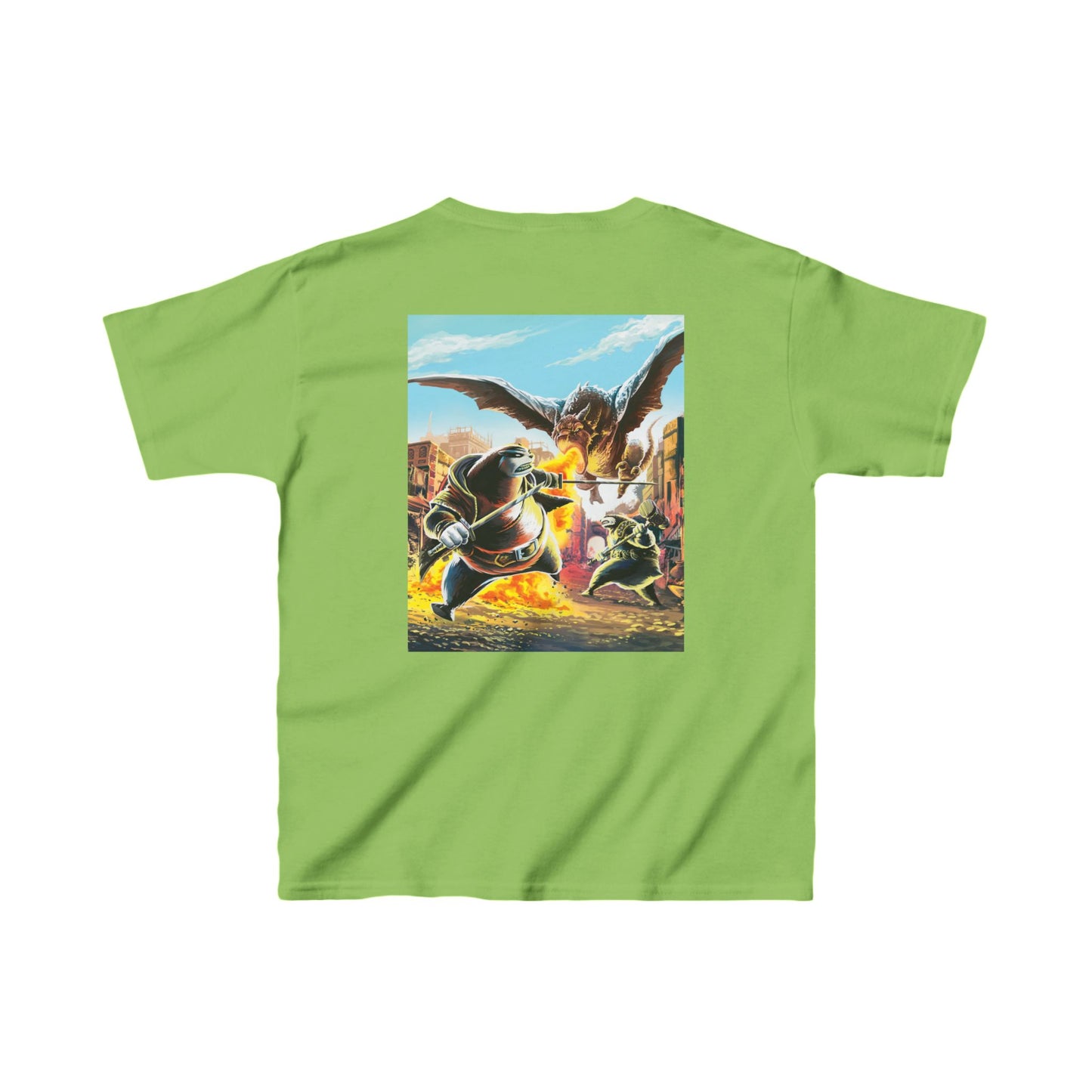 Beast Hunting Battle Badgers Kids Heavy Cotton™ Tee