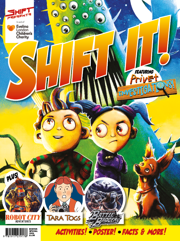 SHIFT IT! All ages comic - in aid of Evelina London Children's Charity DELUXE COLLECTORS STARTER SET