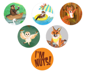 Nuts Sticker Set