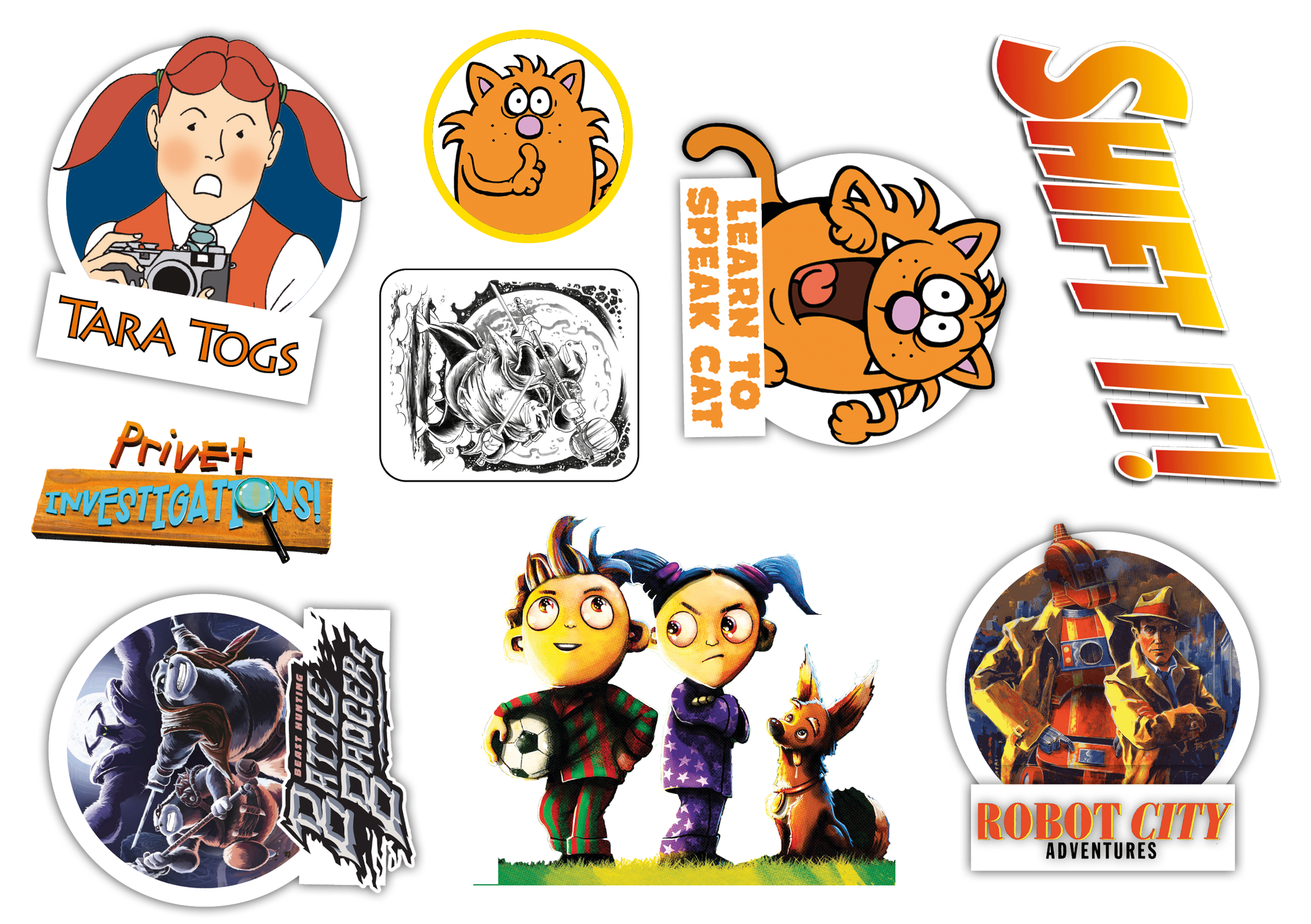 SHIFT IT! Sticker Sheet
