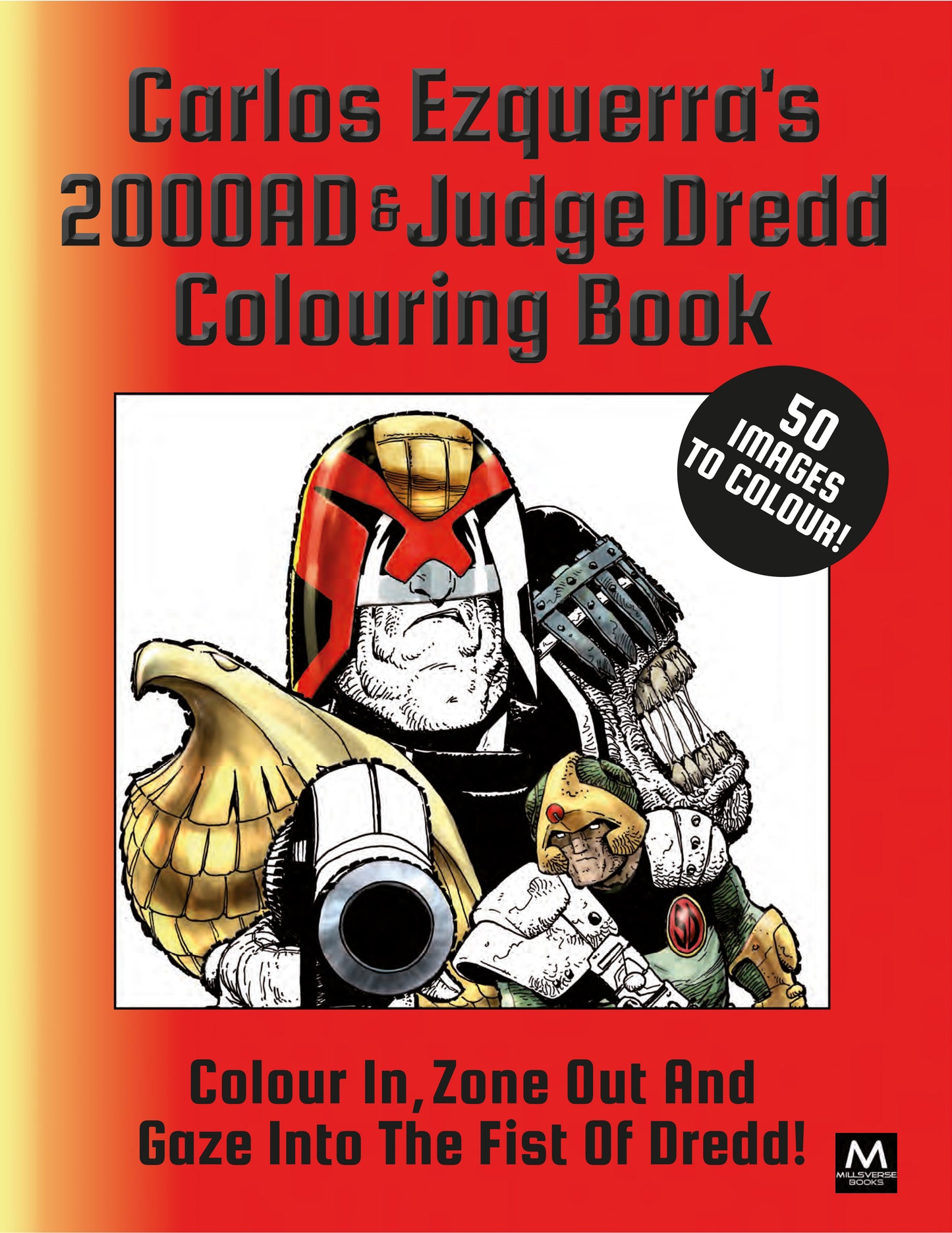 Carlos Ezquerra's 2000AD & Judge Dredd Colouring Book