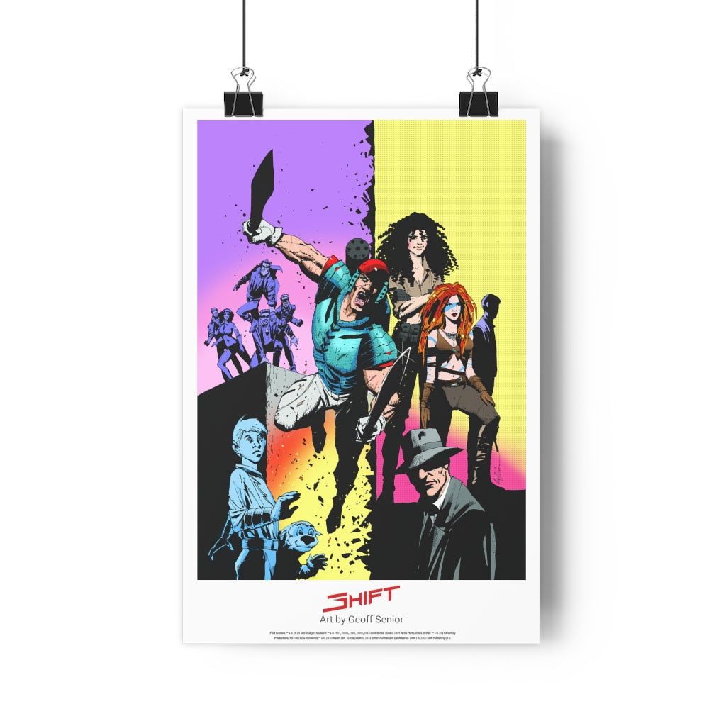 Shift Comic Shift Issue One Cover Poster – The Shift Anthology Shop